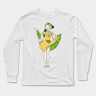 Jane Seymour Pin-up Long Sleeve T-Shirt